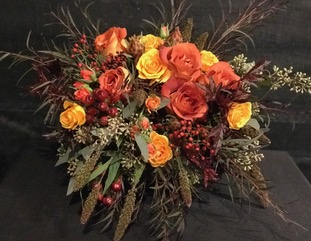 fall woodland bridal bouquet
